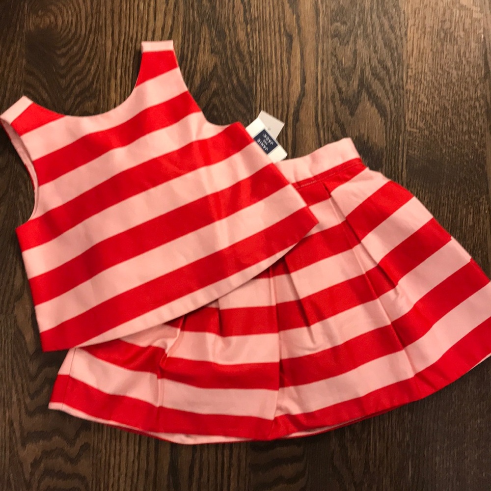 Adorable matching Janie and jack skirt and top